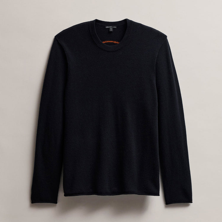 Men's Grateful Dead Recycled Cashmere Sweater in Black/Burnt Orange | James Perse Los Angeles