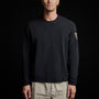 Half Lotus Crew Neck in Black | James Perse Los Angeles