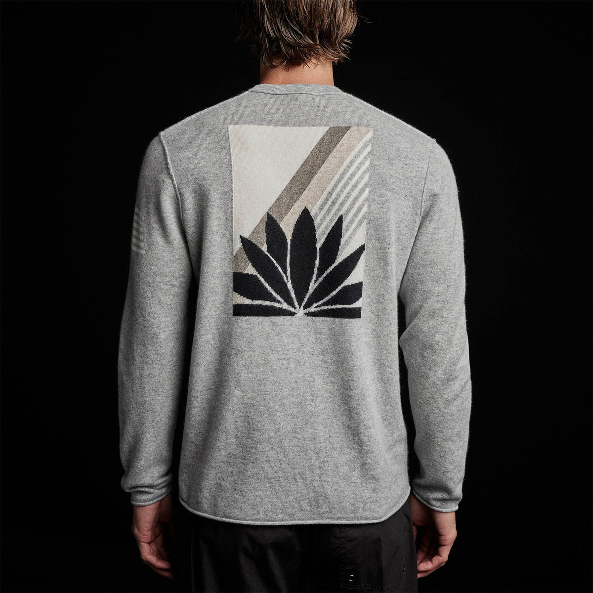 Half Lotus Crew Neck in Light Heather Grey | James Perse Los Angeles
