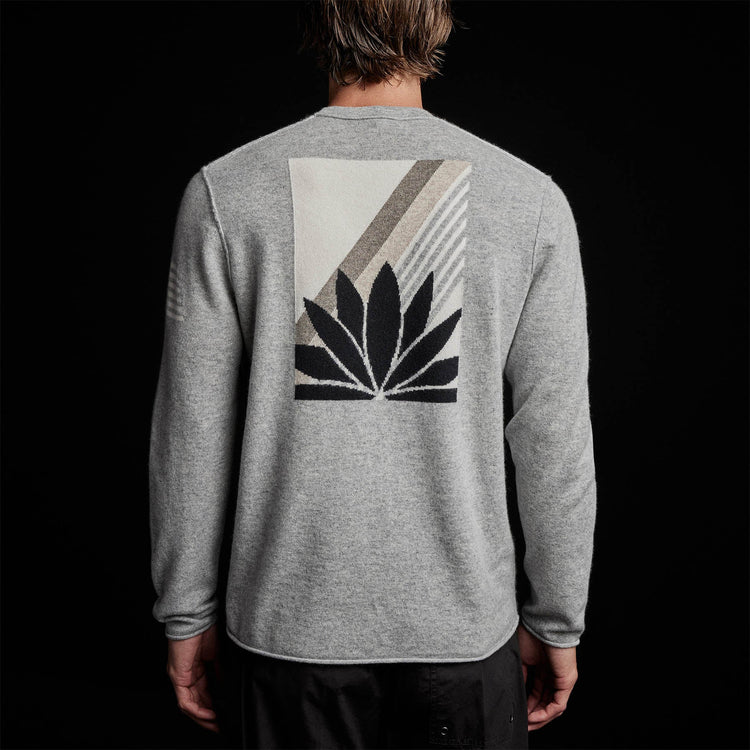 Half Lotus Crew Neck in Light Heather Grey | James Perse Los Angeles
