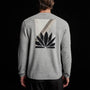 Half Lotus Crew Neck in Light Heather Grey | James Perse Los Angeles