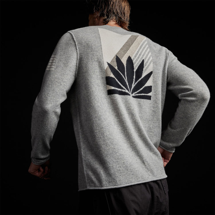 Half Lotus Crew Neck in Light Heather Grey | James Perse Los Angeles