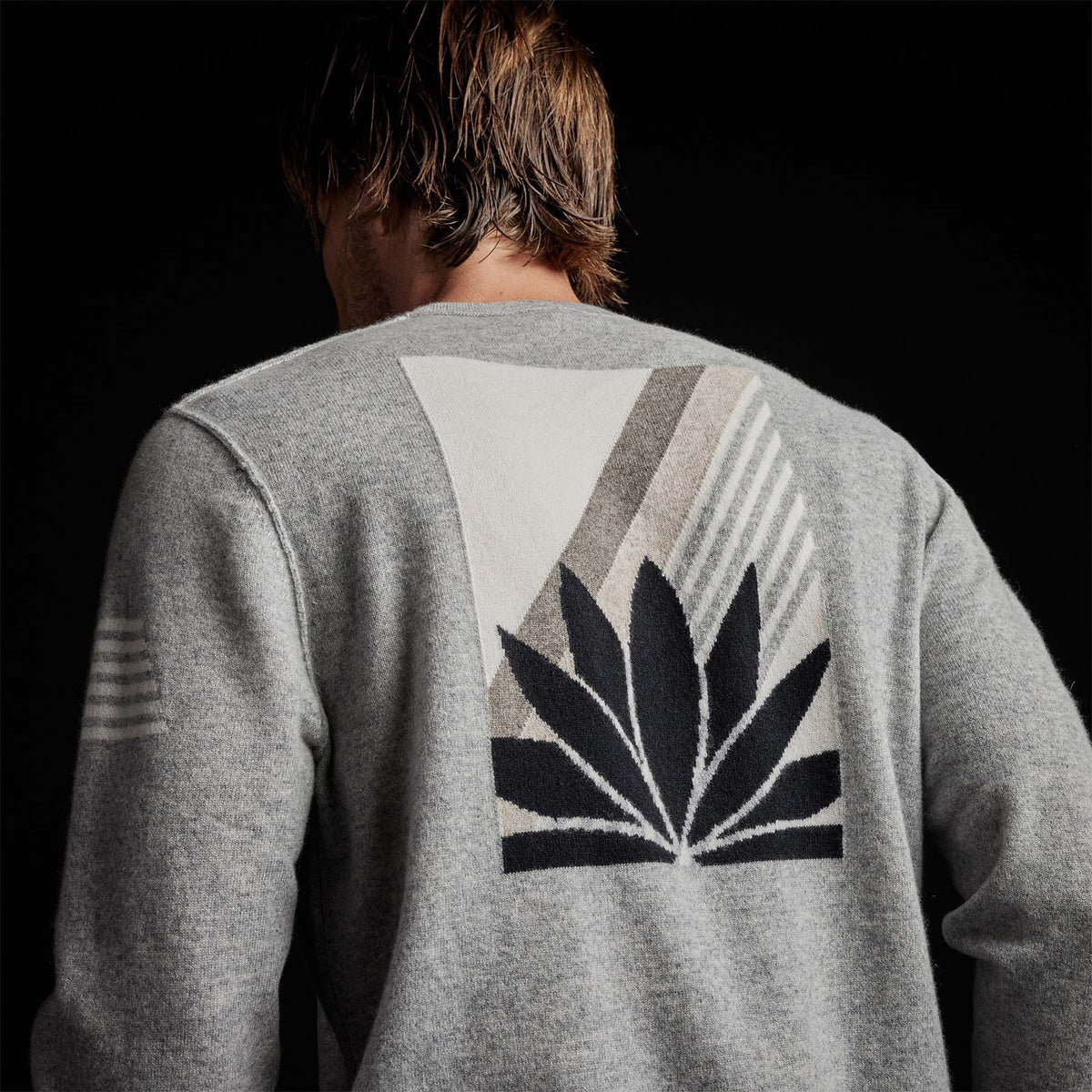 Half Lotus Crew Neck in Light Heather Grey | James Perse Los Angeles