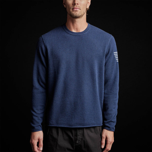 Half Lotus Crew Neck in Prussian | James Perse Los Angeles
