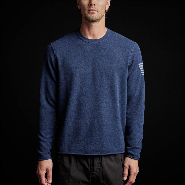Half Lotus Crew Neck in Prussian | James Perse Los Angeles