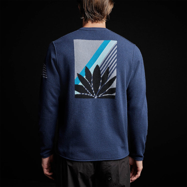 Half Lotus Crew Neck in Prussian | James Perse Los Angeles