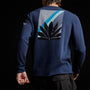 Half Lotus Crew Neck in Prussian | James Perse Los Angeles