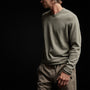 Recycled Cashmere Crew Neck Sweater in Ammo | James Perse Los Angeles