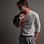 Recycled Cashmere Crew Neck Sweater in Clear Blue | James Perse Los Angeles