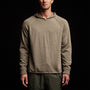 Recycled Cashmere Hooded Sweater in Ammo | James Perse Los Angeles