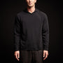 Recycled Cashmere Hooded Sweater in Black | James Perse Los Angeles