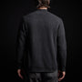 Cashmere Saddle Shldr Half Zip in Anthracite | James Perse Los Angeles