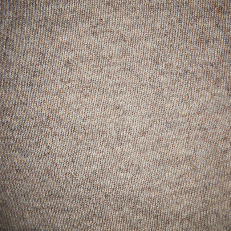 Recycled Cashmere Short Sleeve Polo in Stone | James Perse Los Angeles