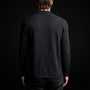 Cashmere Rugby Shirt in Black | James Perse Los Angeles