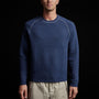 Cashmere Double Bed Raglan Crew in Prussian/Storm | James Perse Los Angeles