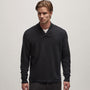 Recycled Cashmere Shawl Collar Sweater in Black | James Perse Los Angeles