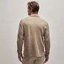 Recycled Cashmere Shawl Collar Sweater in Coyote | James Perse Los Angeles