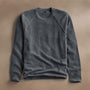Rcld Cashmere Palm Intarsia Raglan in Flannel/Black | James Perse Los Angeles