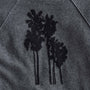 Rcld Cashmere Palm Intarsia Raglan in Flannel/Black | James Perse Los Angeles