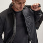 Recycled Cashmere Raglan in Black | James Perse Los Angeles