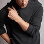 Recycled Cashmere Raglan in Coal | James Perse Los Angeles