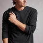 Recycled Cashmere Raglan in Coal | James Perse Los Angeles