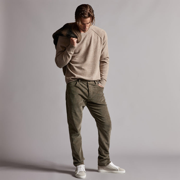 Recycled Cashmere Raglan in Coyote | James Perse Los Angeles