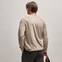 Recycled Cashmere Raglan in Stone | James Perse Los Angeles