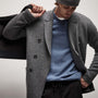 Cashmere V Neck Sweater in Denim | James Perse Los Angeles