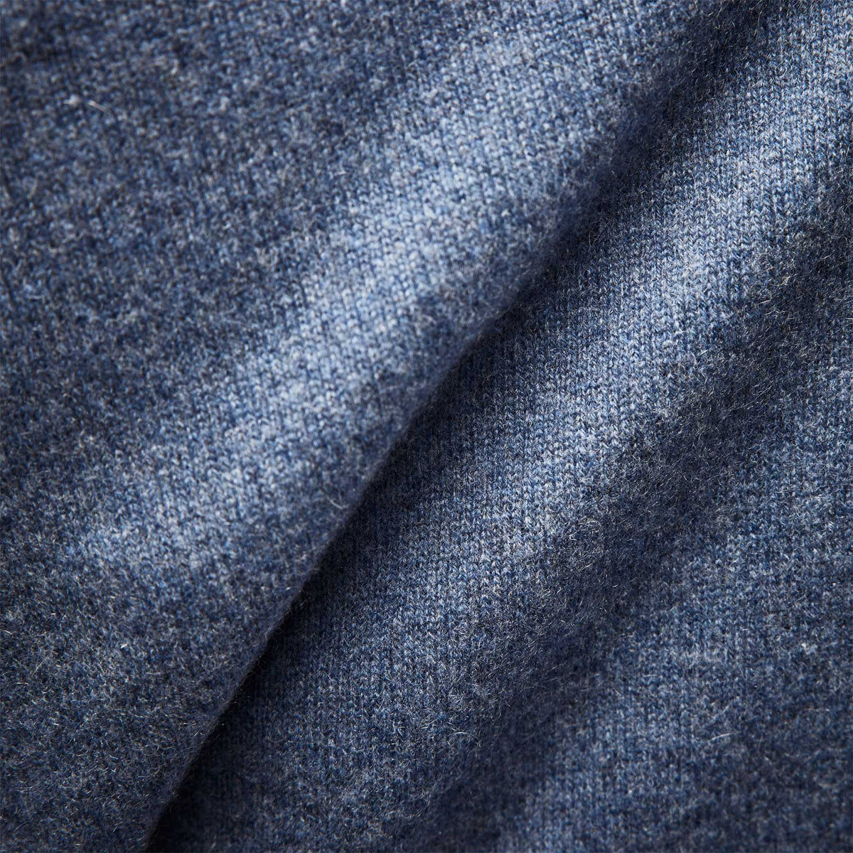 Cashmere V Neck Sweater in Denim | James Perse Los Angeles