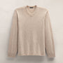 Cashmere V Neck Sweater in Stone | James Perse Los Angeles FLAT