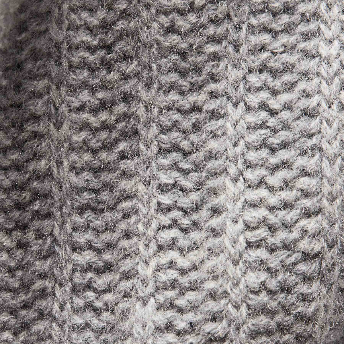Cashmere Rib Half Zip Sweater in Heather Grey | James Perse Los Angeles