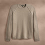 Recycled Cashmere Raglan Crew in Coyote | James Perse Los Angeles