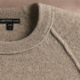 Recycled Cashmere Raglan Crew in Coyote | James Perse Los Angeles