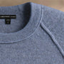 Recycled Cashmere Raglan Crew in Faded Indigo | James Perse Los Angeles