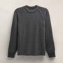 Recycled Cashmere Raglan Crew in Flannel | James Perse Los Angeles FLAT
