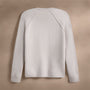 Recycled Cashmere Raglan Crew in Pearl | James Perse Los Angeles