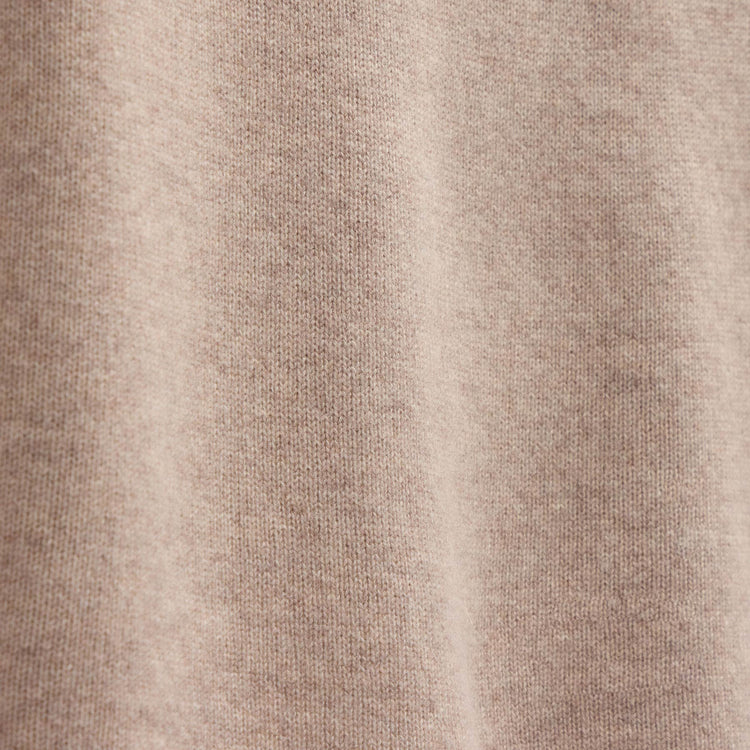 Recycled Cashmere Raglan Crew in Stone | James Perse Los Angeles
