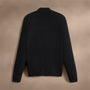 Recycled Cashmere Half Zip in Black | James Perse Los Angeles