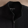Recycled Cashmere Half Zip in Black | James Perse Los Angeles