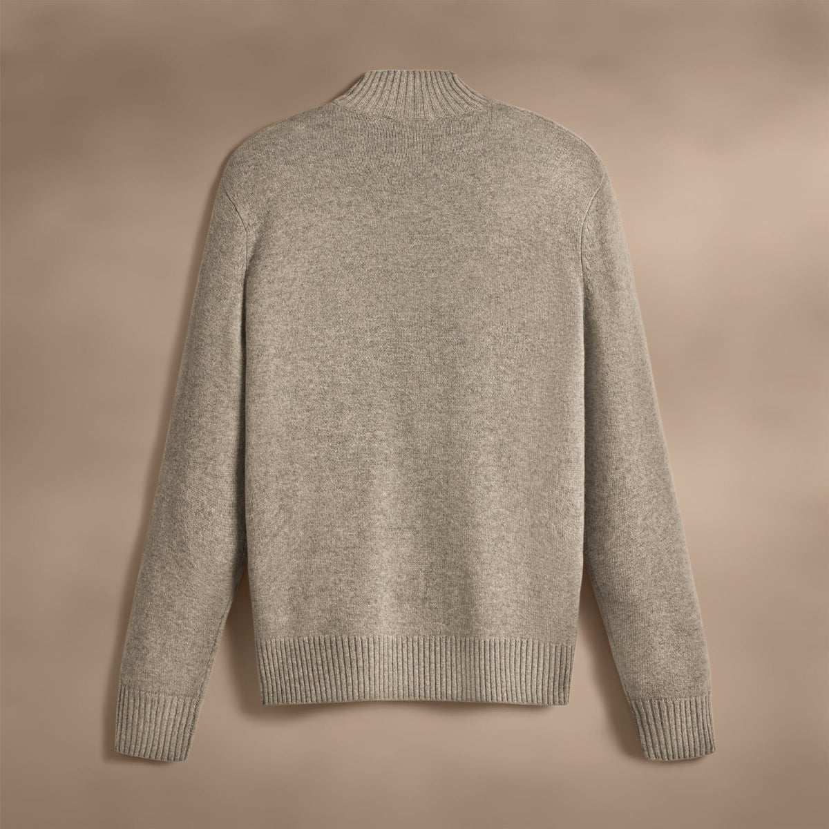 Cashmere Half Zip in Coyote | James Perse Los Angeles