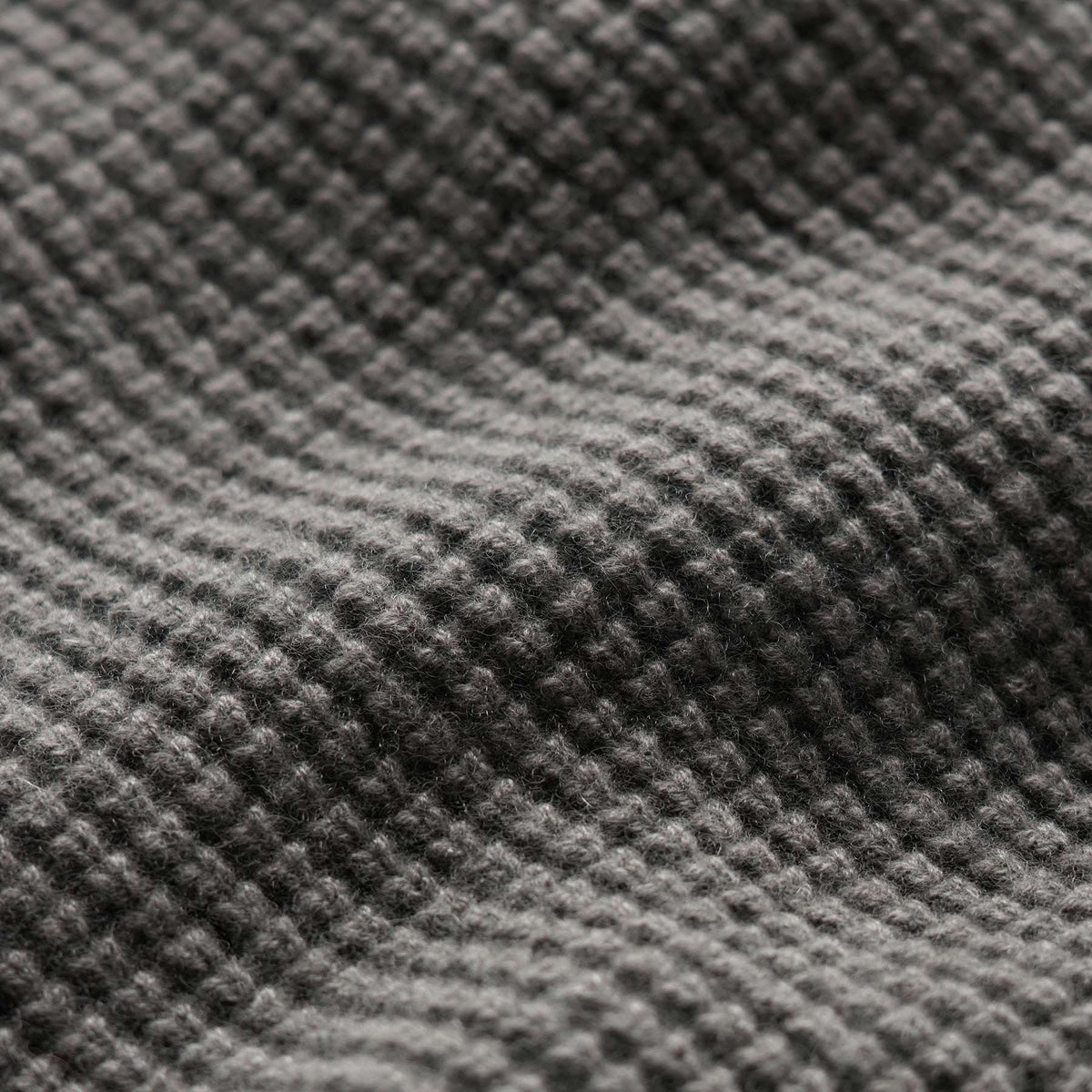 Waffle Half Zip in Granite | James Perse Los Angeles
