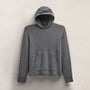 Recycled Cashmere Hooded Pullover in Flannel | James Perse Los Angeles FLAT
