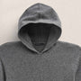 Recycled Cashmere Hooded Pullover in Flannel | James Perse Los Angeles FLAT