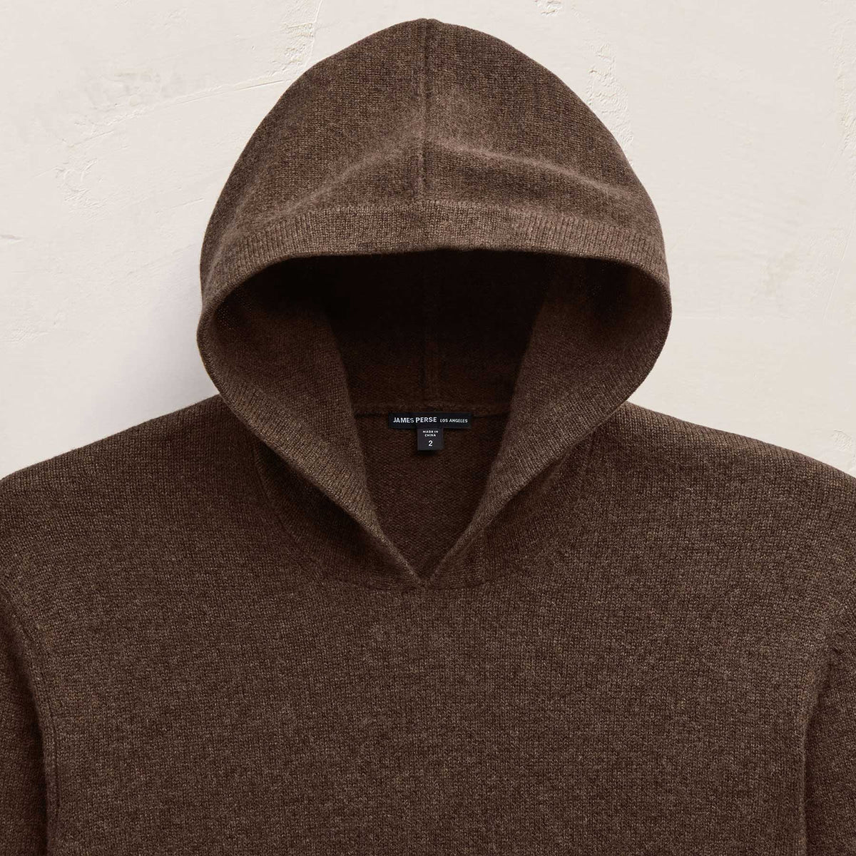 Rcld Cashmere Hooded Pullover in Porcupine | James Perse Los Angeles FLAT
