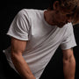 Recycled Brushed Jersey Crew Neck - White | James Perse Los Angeles