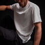 Recycled Brushed Jersey Crew Neck - White | James Perse Los Angeles