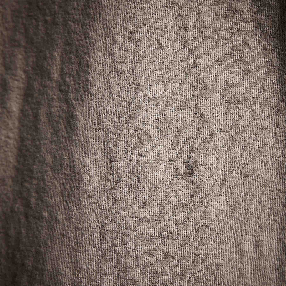 Recycled Brushed Jersey Henley in String Pigment | James Perse Los Angeles