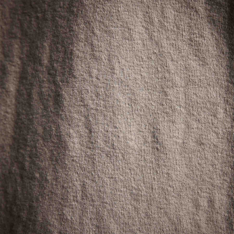 Recycled Brushed Jersey Henley in String Pigment | James Perse Los Angeles