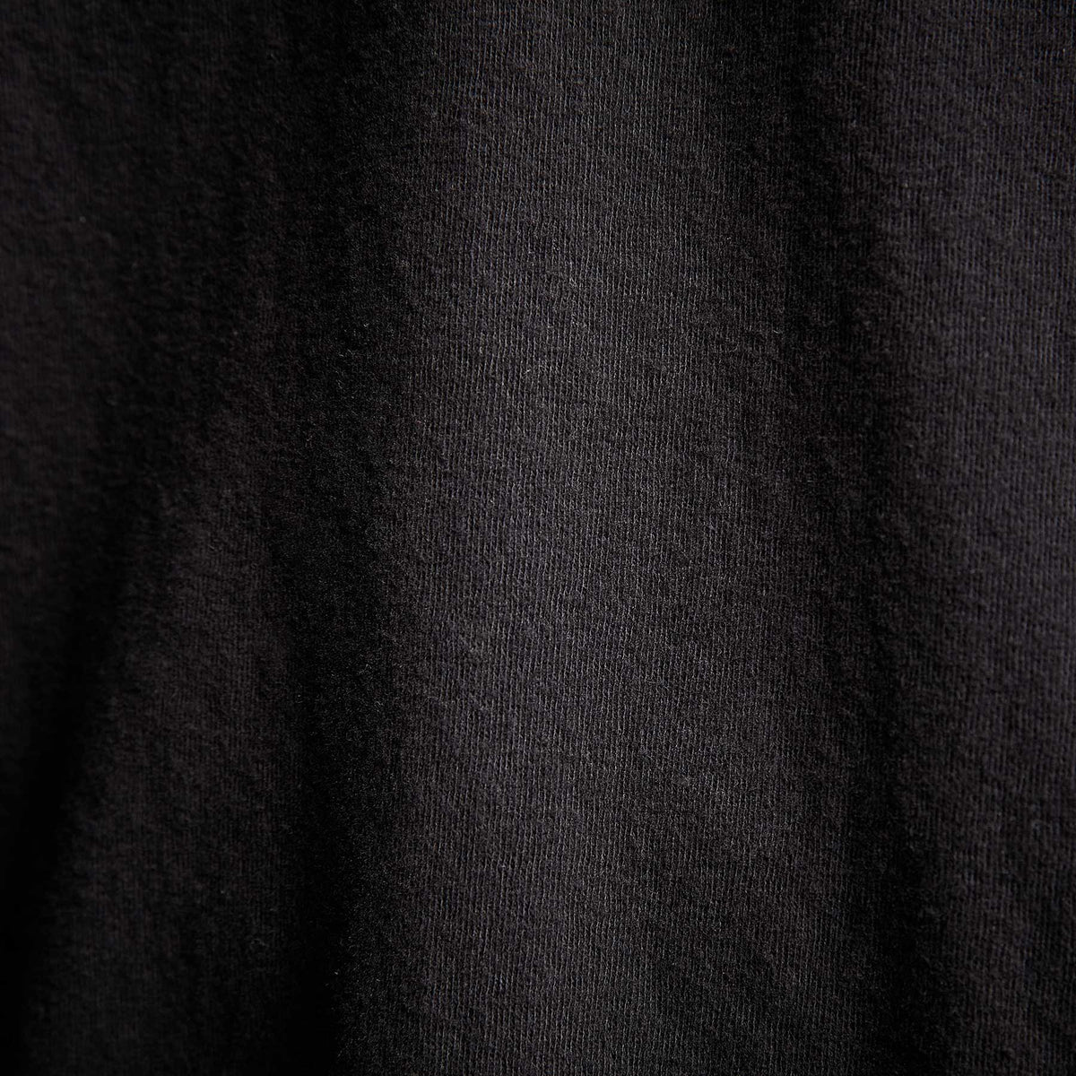 Brushed Jersey Short Sleeve Polo in Black | James Perse Los Angeles